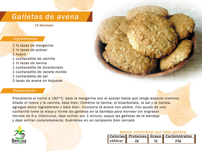 Galletas de Avena