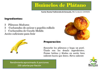 Buñuelos de platano