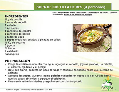Sopa de costilla de res