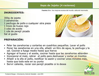 Sopa de Jojoto