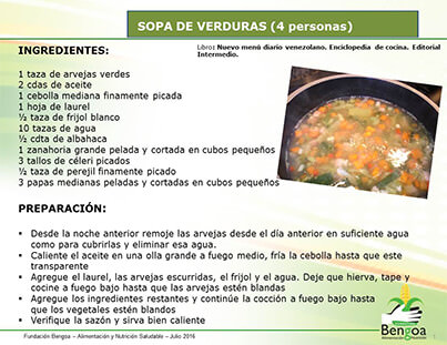 Sopa de verduras