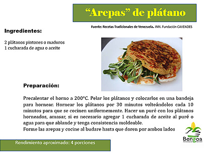 Arepas de plátano