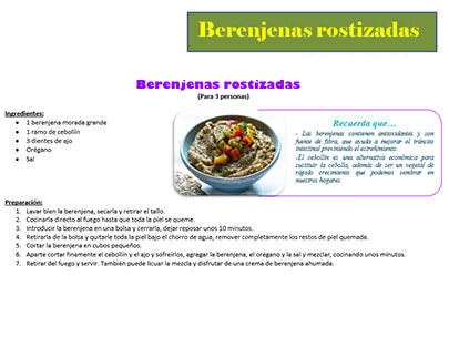 Berengenas rostizadas